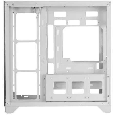Mars Gaming MCVISION Blanca Semitorre con Triple Cristal Templado